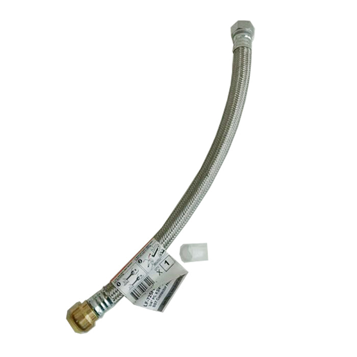 3/4" x 3/4" x 18" Stainless Steel Water Heater Connector